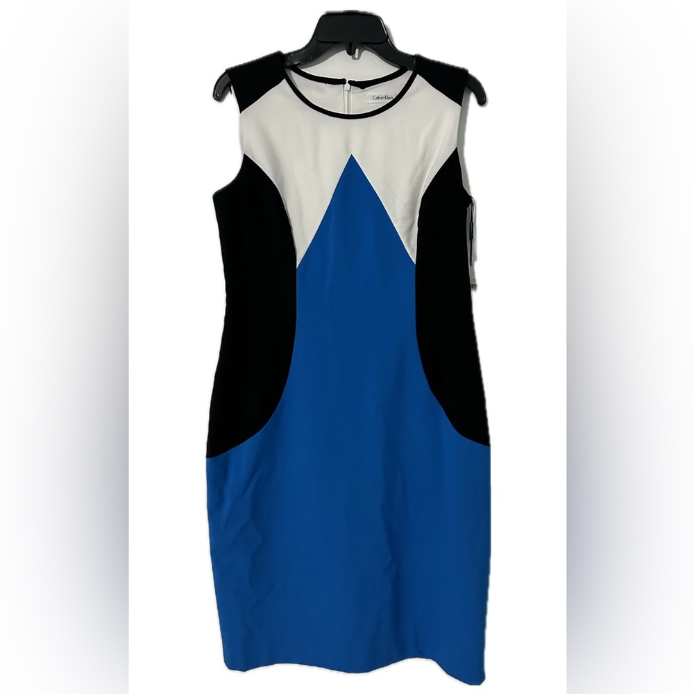 Calvin Klein color block dress